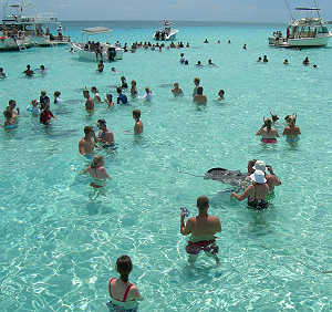 The Sandbar in Grand Cayman’s North Sound. Photo: File
